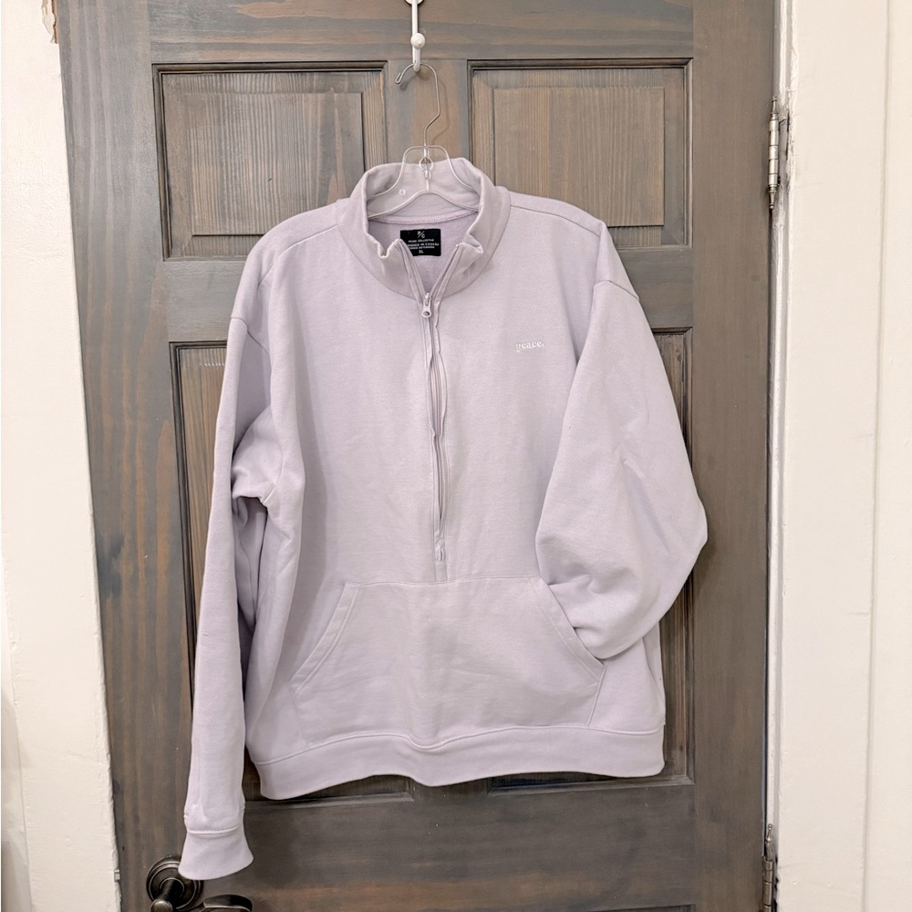 Peace Collective Lavender Half-Zip Pullover